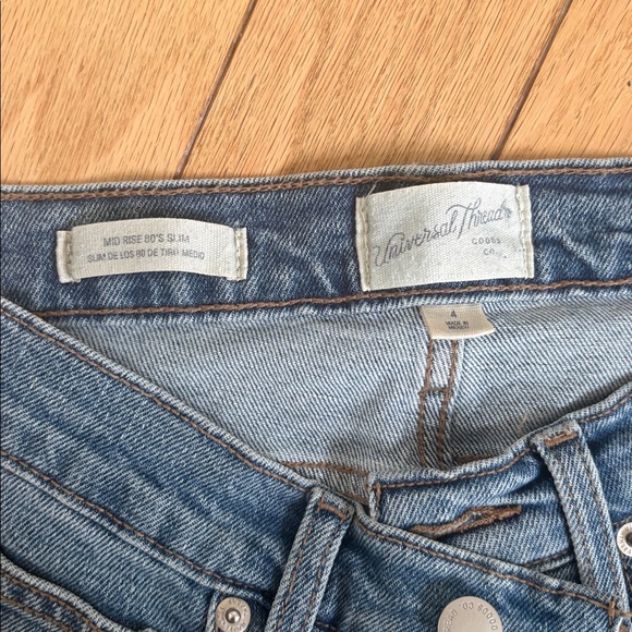 Universal Thread High Rise Blue Jeans - Picture 2 of 2
